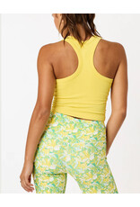 CREAM YOGA MIA THERMAL HIGH NECK TANK