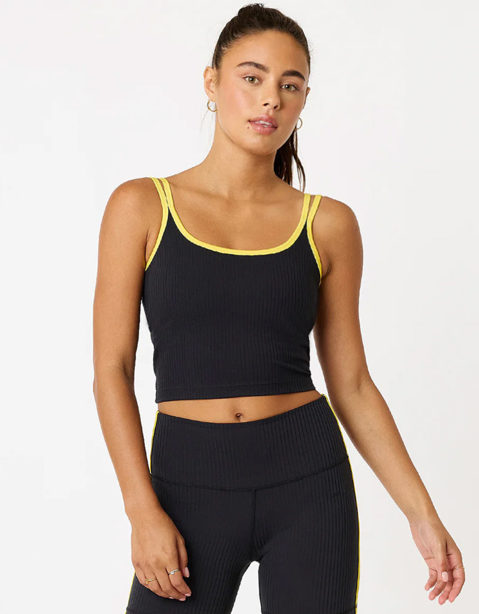 CREAM YOGA HERA STRAP BRA TOP