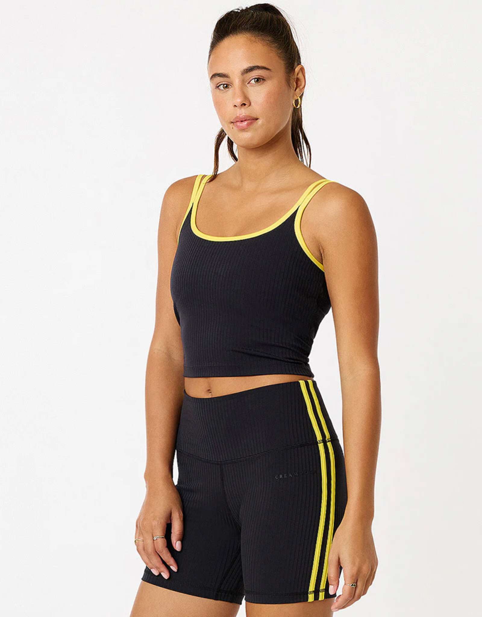 CREAM YOGA HERA STRAP BRA TOP