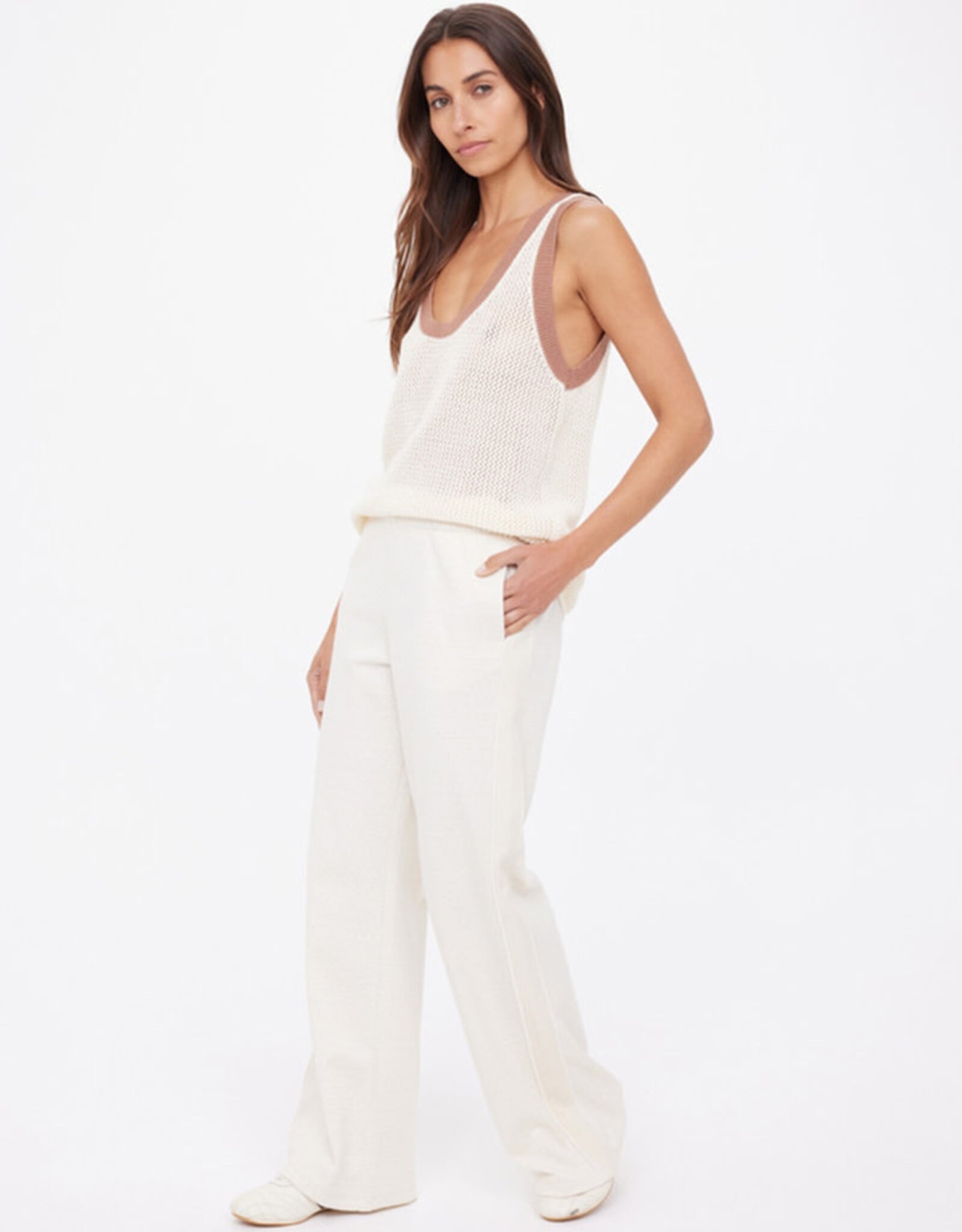 THE UPSIDE NAVAR MARNIE WIDE LEG PANT