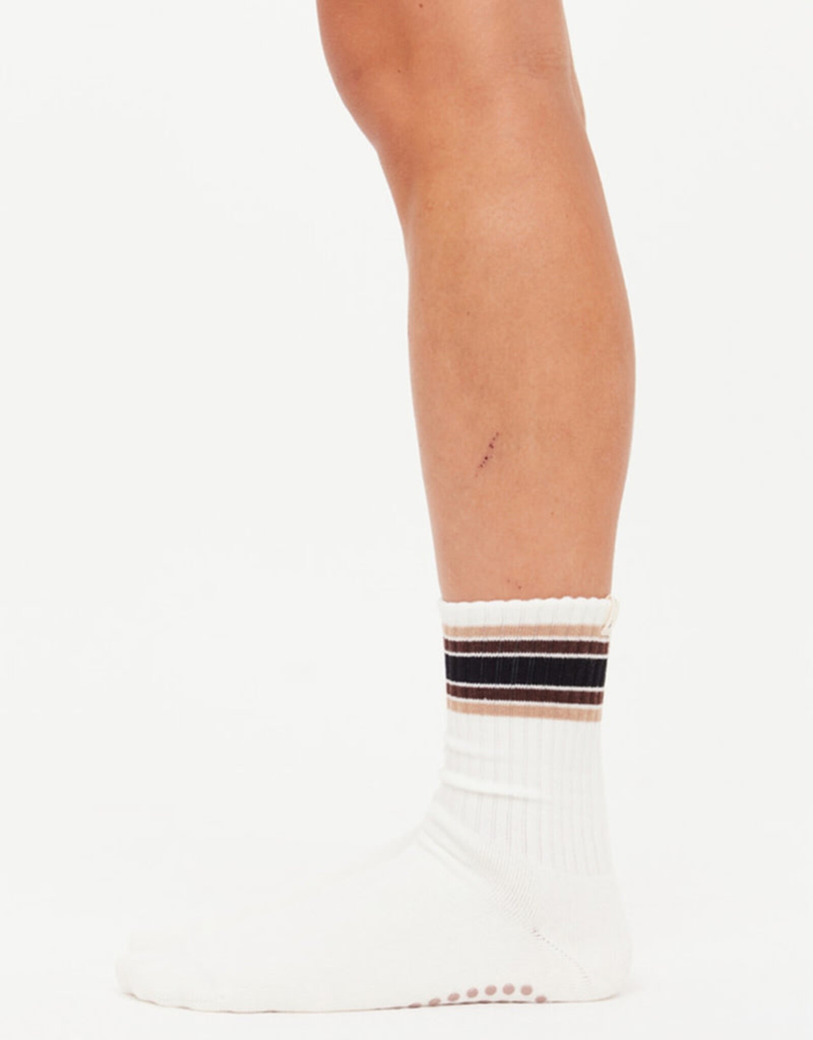 THE UPSIDE CREW GRIP SOCK