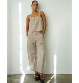 LNA BRANDY CHECK TOP