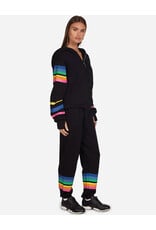 LAUREN MOSHI HEZLY BUTTERFLY STRIPES ZIP HOODIE