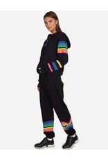 LAUREN MOSHI HEZLY BUTTERFLY STRIPES ZIP HOODIE