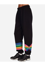 LAUREN MOSHI TANZY BUTTERFLY STRIPES SWEATPANT