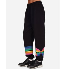 LAUREN MOSHI TANZY BUTTERFLY STRIPES SWEATPANT