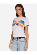 LAUREN MOSHI URSULA BUTTERFLY STRIPES TEE