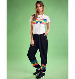 LAUREN MOSHI URSULA BUTTERFLY STRIPES TEE