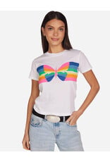 LAUREN MOSHI URSULA BUTTERFLY STRIPES TEE