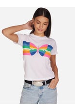 LAUREN MOSHI URSULA BUTTERFLY STRIPES TEE