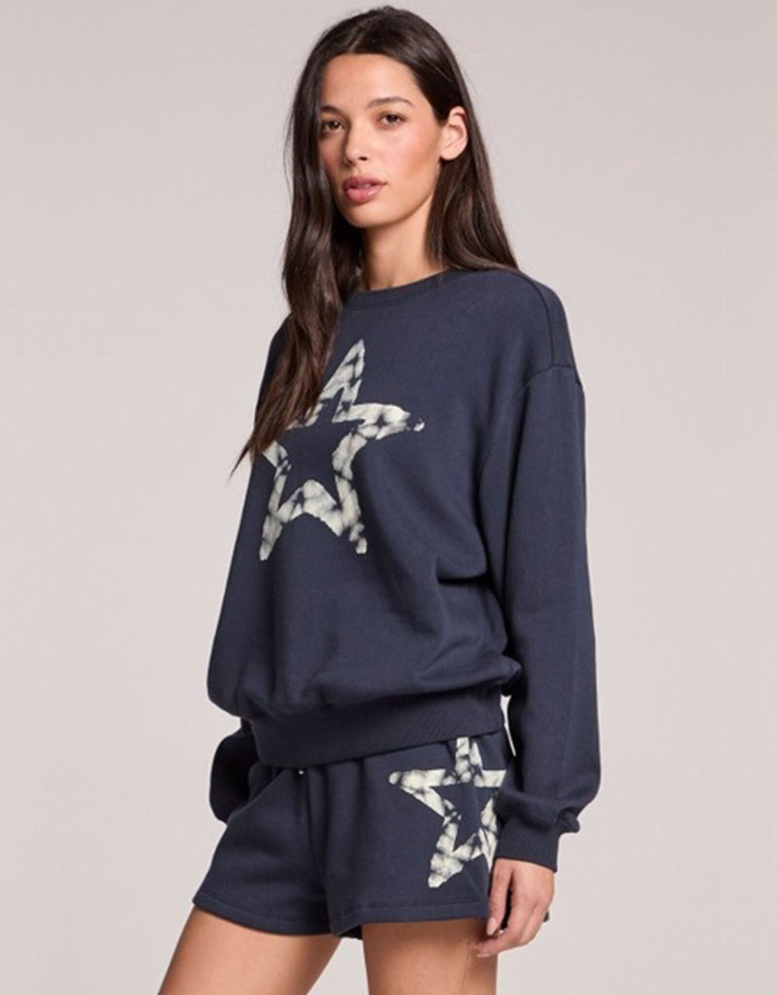 CHASER TIE DYE STAR SWEATSHIRT