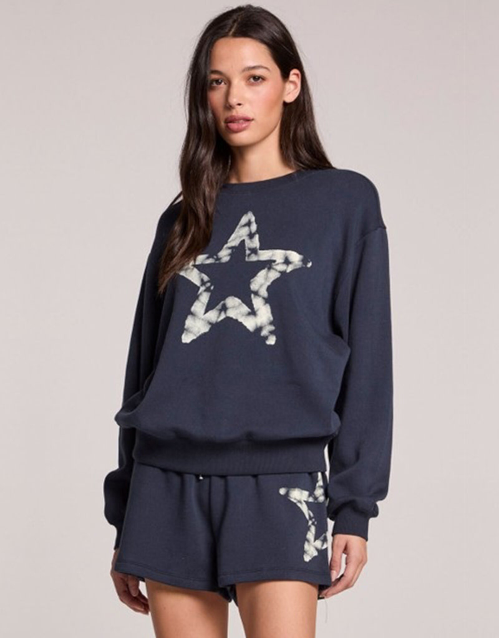 CHASER TIE DYE STAR SWEATSHIRT