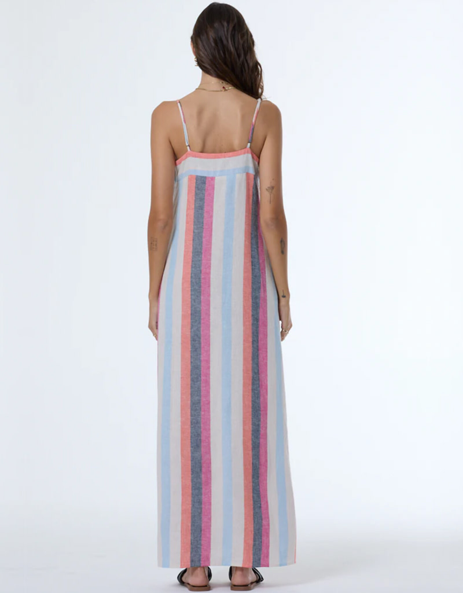 YOUNG FABULOUS & BROKE PARK SLOPE CIRCUS STRIPE DRESS