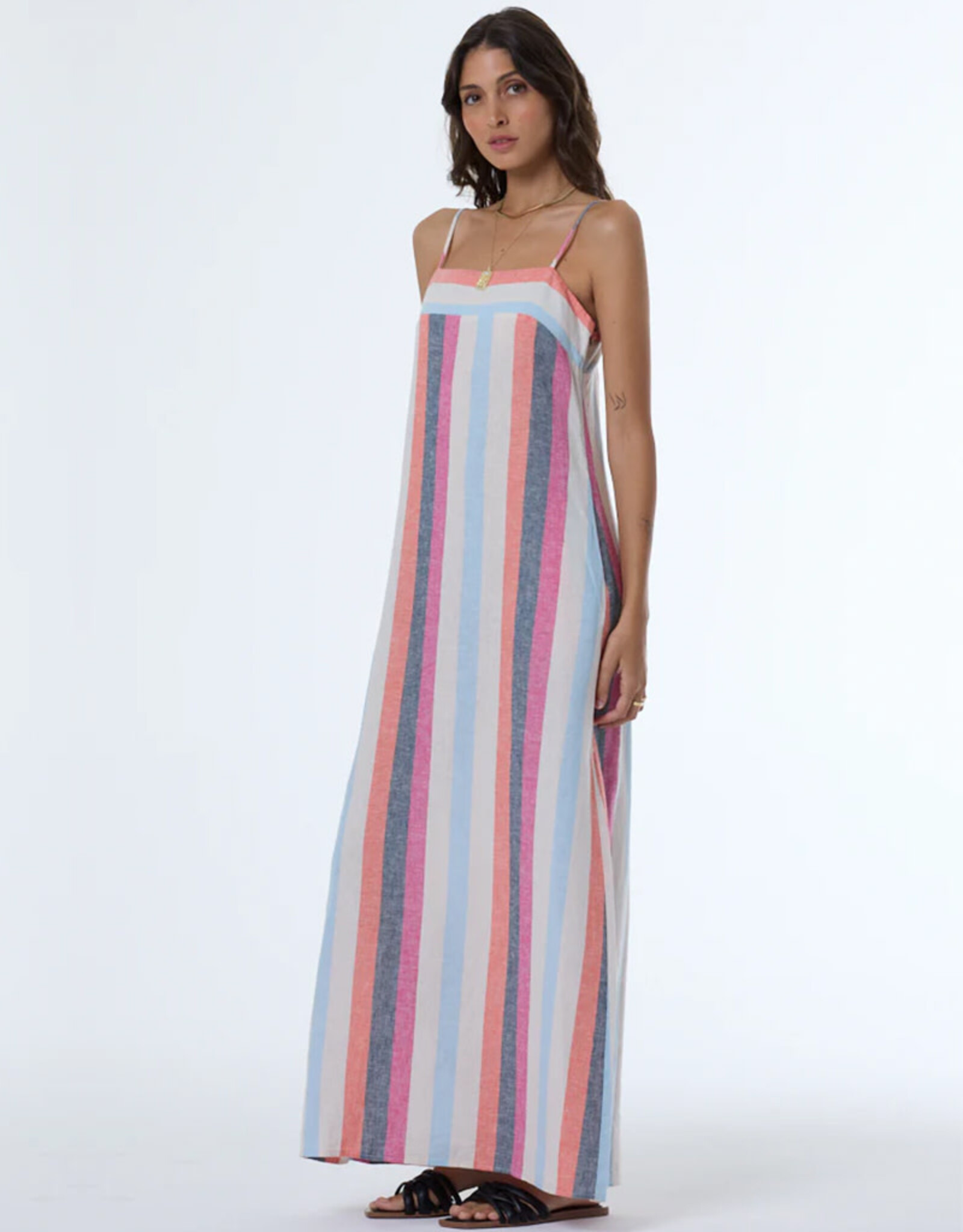 YOUNG FABULOUS & BROKE PARK SLOPE CIRCUS STRIPE DRESS