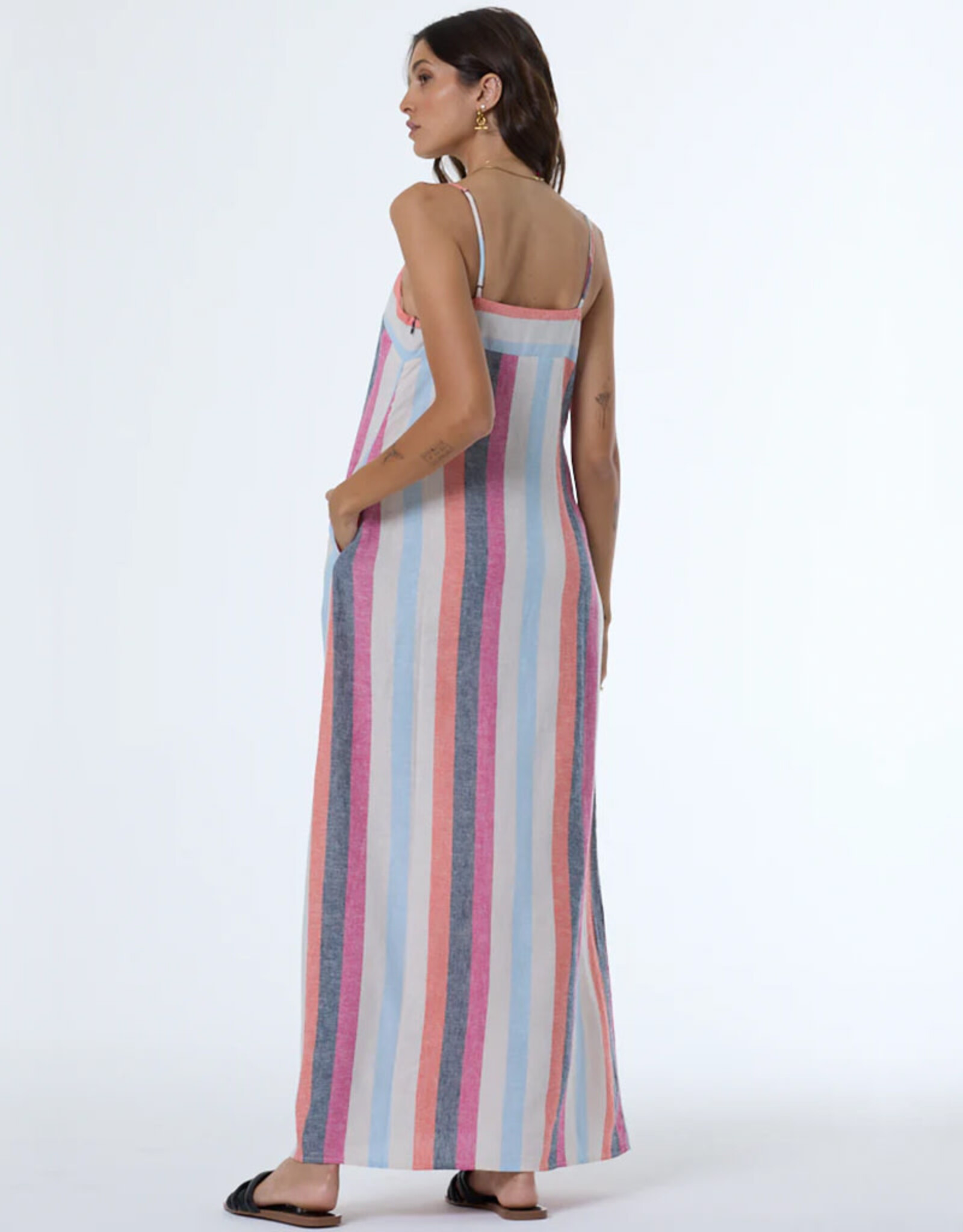 YOUNG FABULOUS & BROKE PARK SLOPE CIRCUS STRIPE DRESS