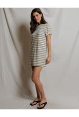 PERFECT WHITE TEE NELLA TERRY SS CREW TEE DRESS