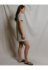 PERFECT WHITE TEE NELLA TERRY SS CREW TEE DRESS
