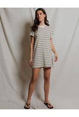 PERFECT WHITE TEE NELLA TERRY SS CREW TEE DRESS