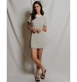 PERFECT WHITE TEE NELLA TERRY SS CREW TEE DRESS