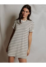 PERFECT WHITE TEE NELLA TERRY SS CREW TEE DRESS