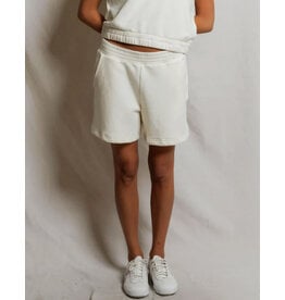 PERFECT WHITE TEE BARI PULL ON SWEAT SHORT