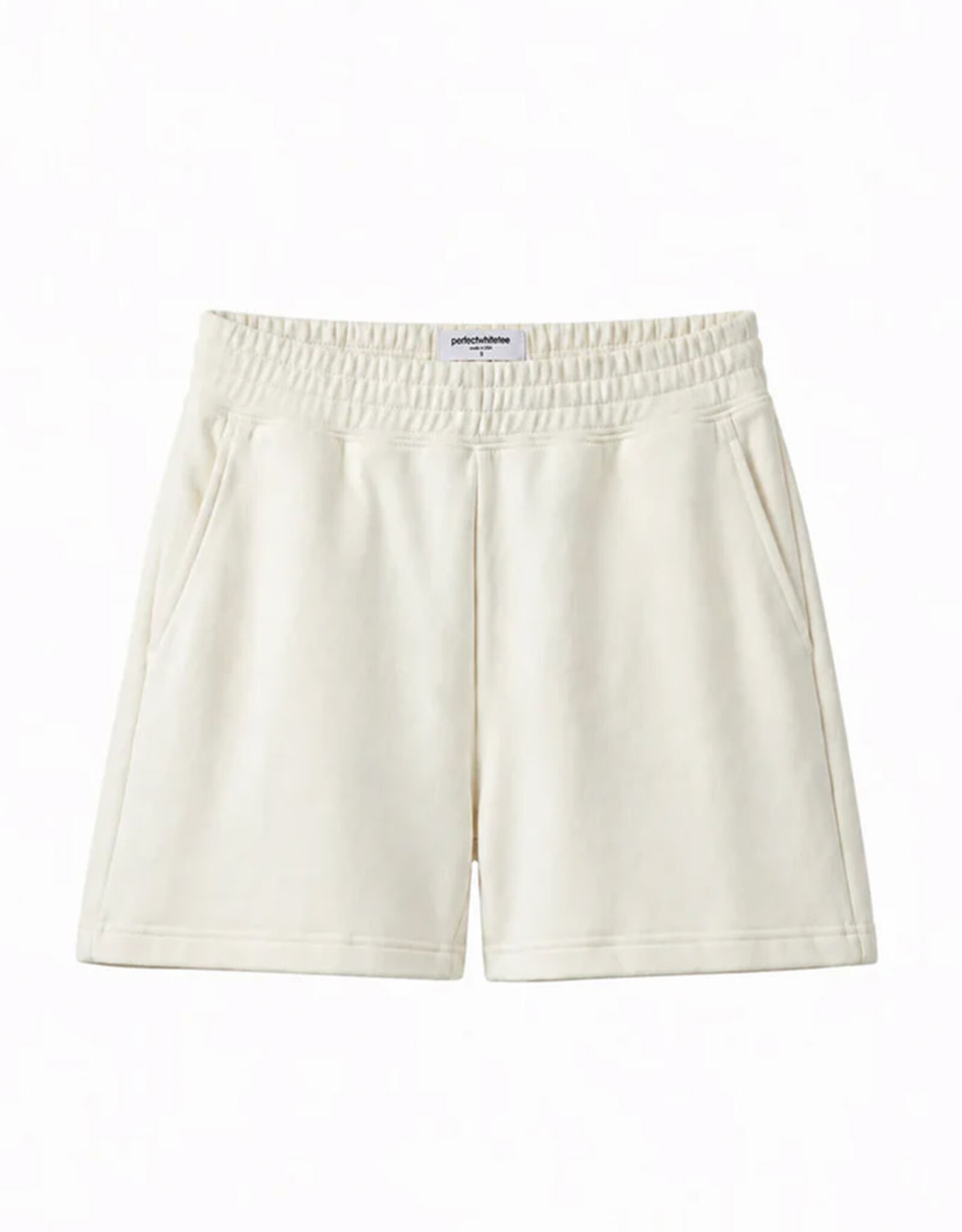 PERFECT WHITE TEE BARI PULL ON SWEAT SHORT