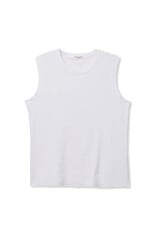 PERFECT WHITE TEE FAYE SLEEVELESS CREW NECK