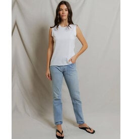 PERFECT WHITE TEE FAYE SLEEVELESS CREW NECK