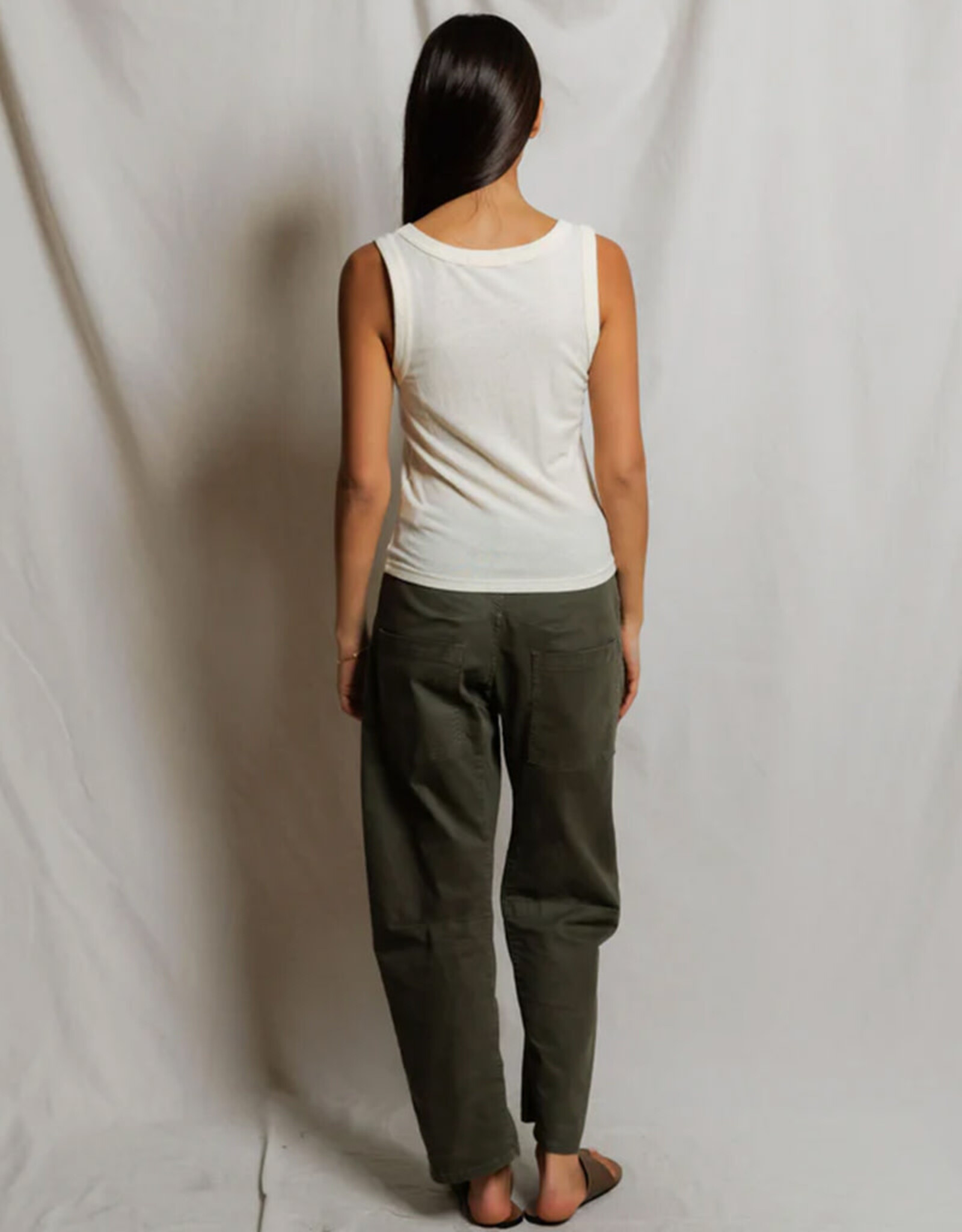 PERFECT WHITE TEE VICKY  HEMP COTTON TANK