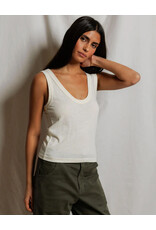PERFECT WHITE TEE VICKY  HEMP COTTON TANK