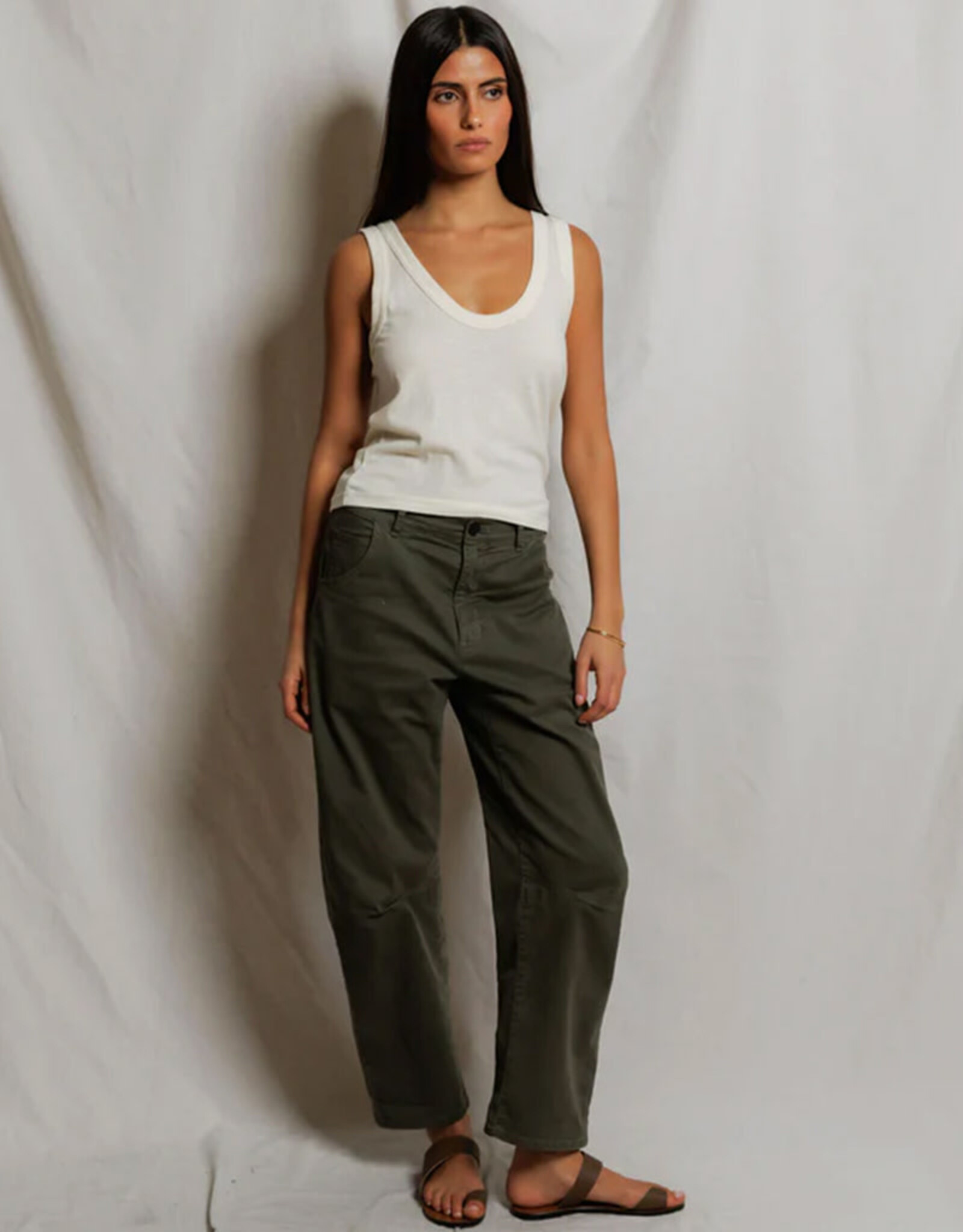 PERFECT WHITE TEE VICKY  HEMP COTTON TANK