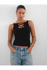 LNA REGI LACE UP RIB TANK