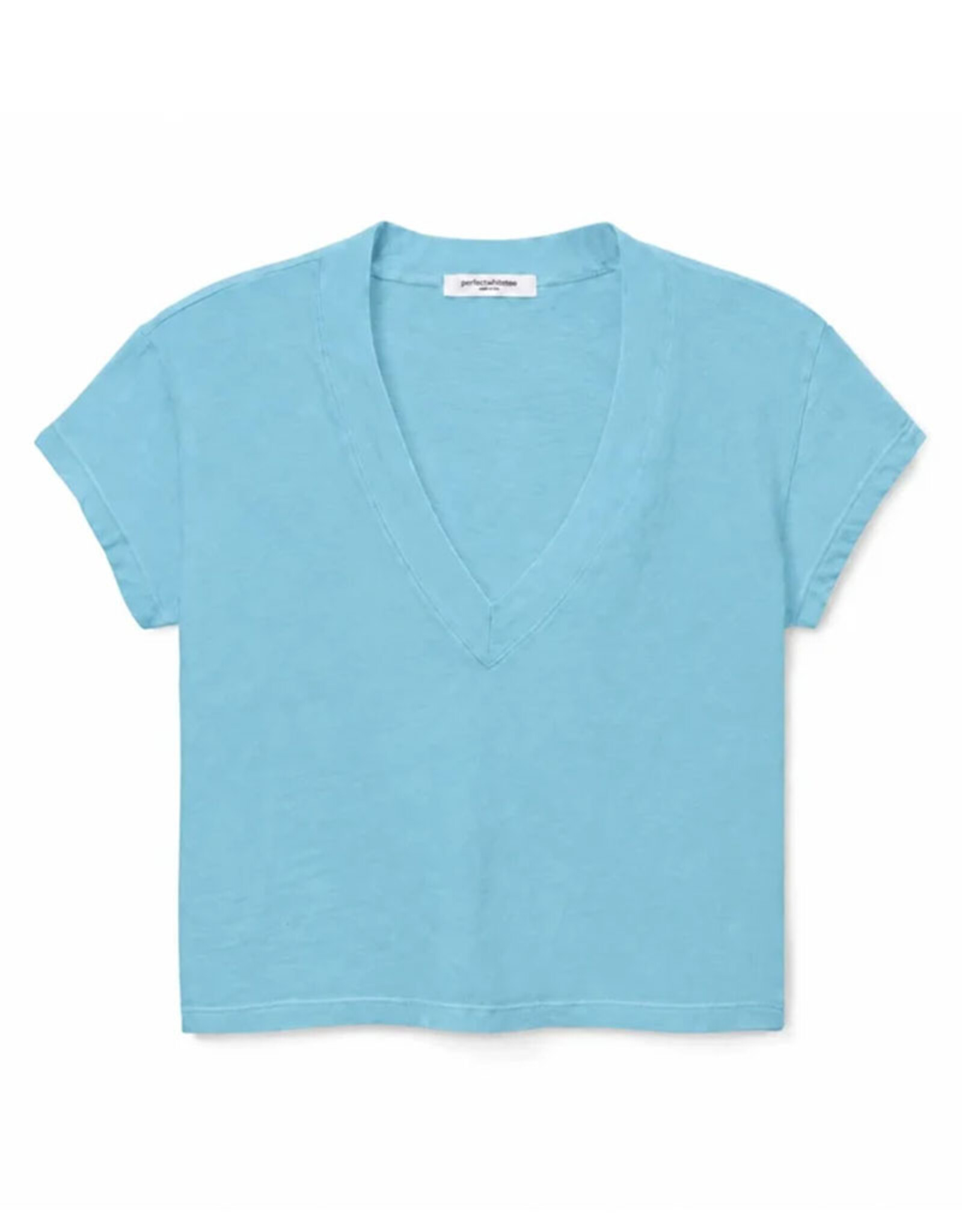PERFECT WHITE TEE ALANIS COTTON VNECK