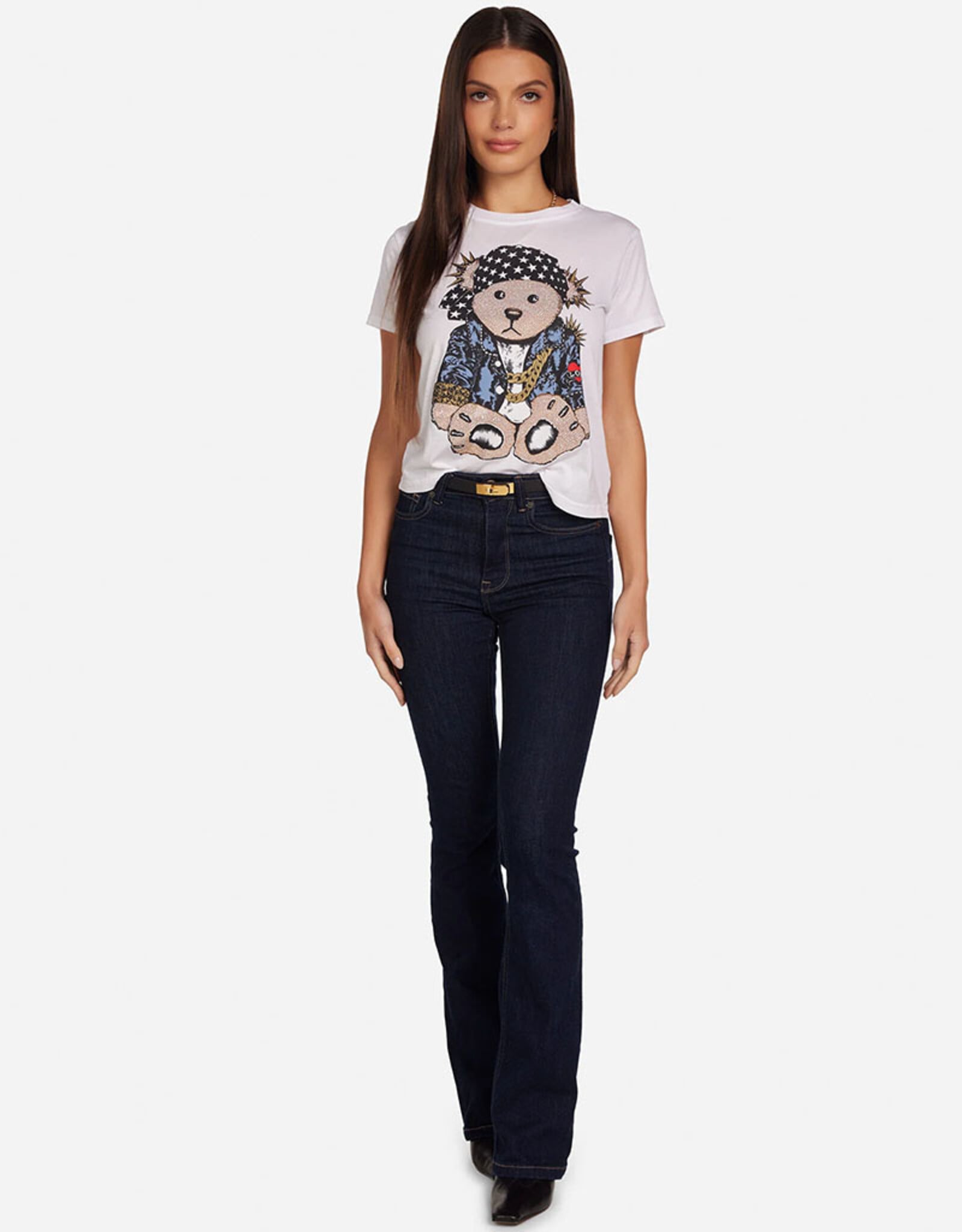 LAUREN MOSHI URSULA STUD ROCKER TEDDY TEE
