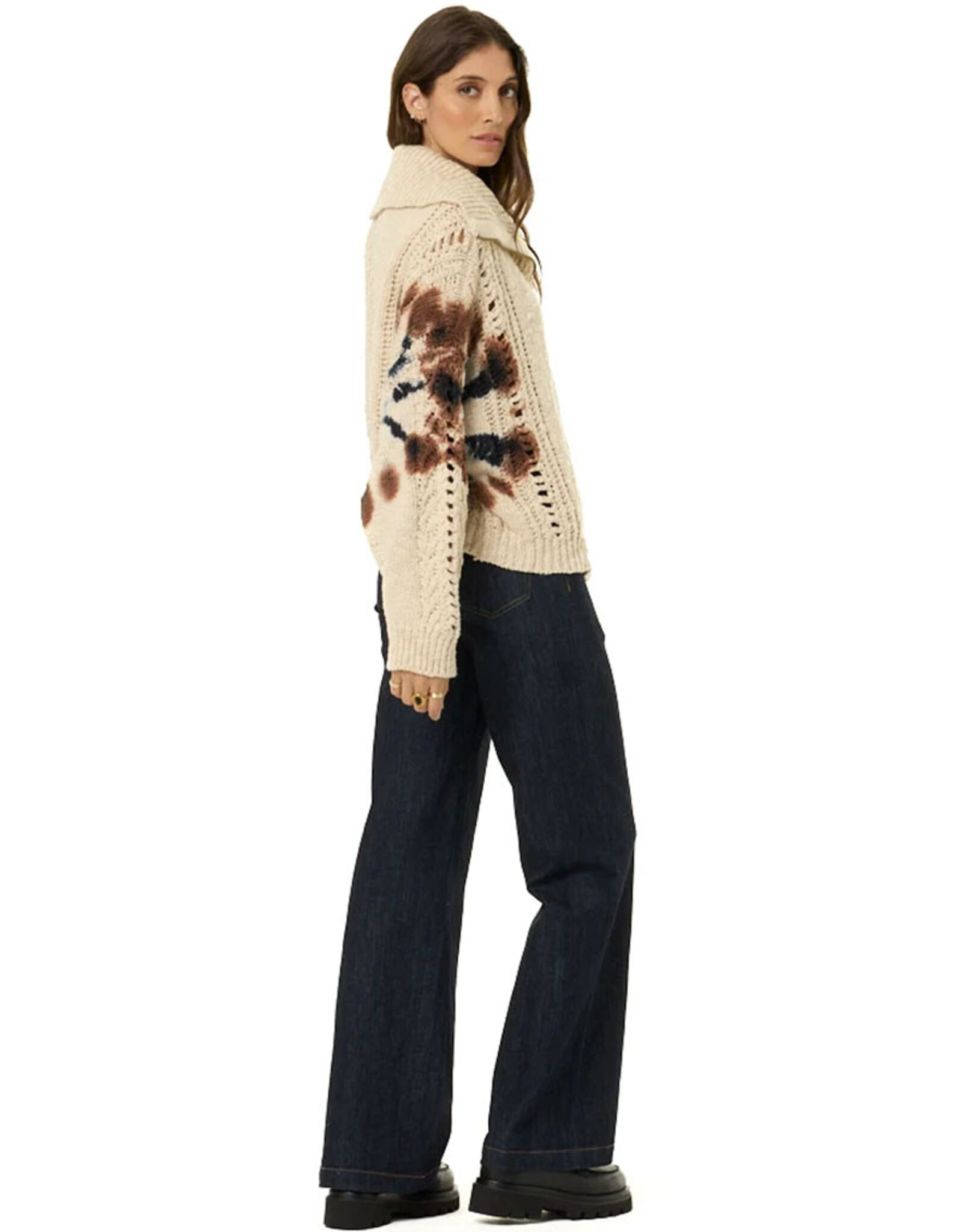 YOUNG FABULOUS & BROKE MANEA ZIP UP CARDI