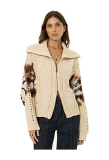 YOUNG FABULOUS & BROKE MANEA ZIP UP CARDI
