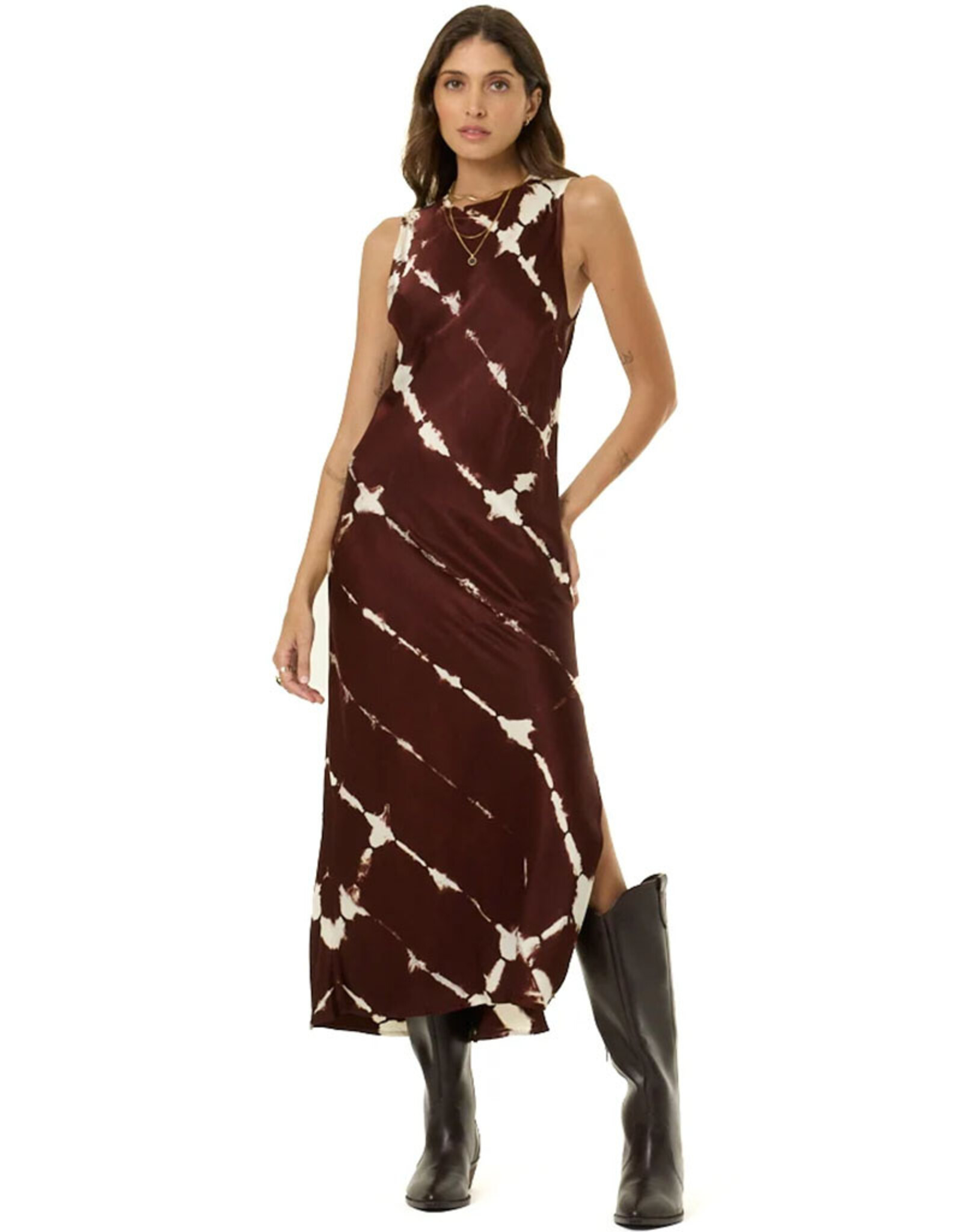 YOUNG FABULOUS & BROKE QUINTA MIDI DRESS
