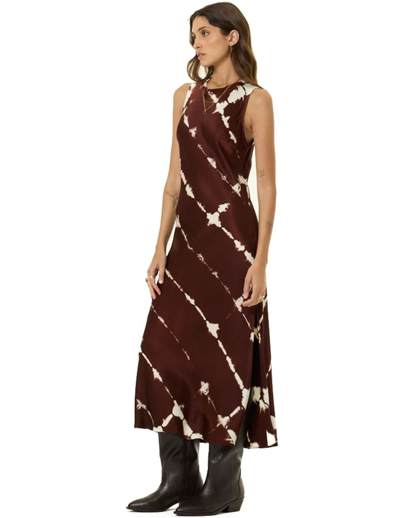 YOUNG FABULOUS & BROKE QUINTA MIDI DRESS