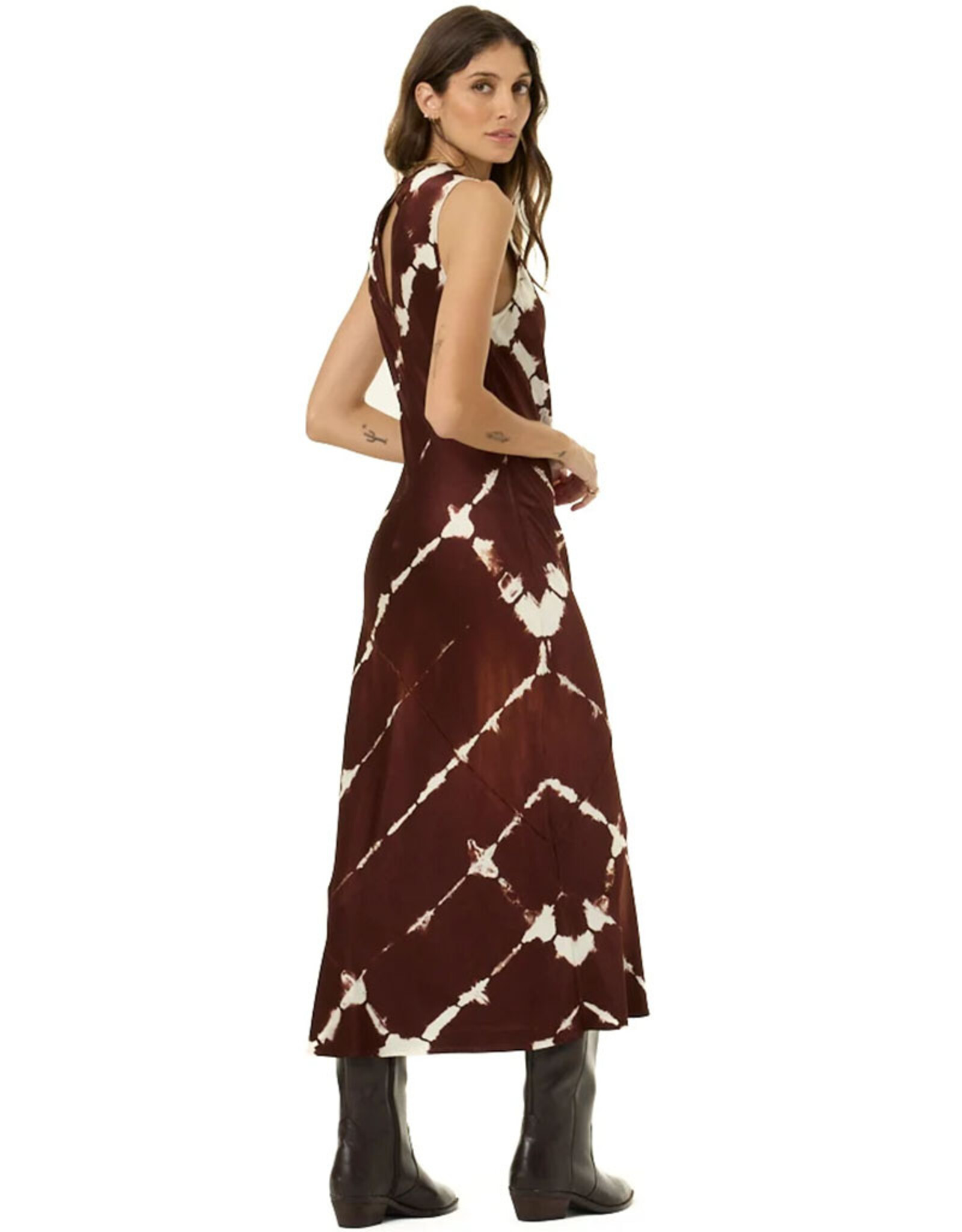 YOUNG FABULOUS & BROKE QUINTA MIDI DRESS