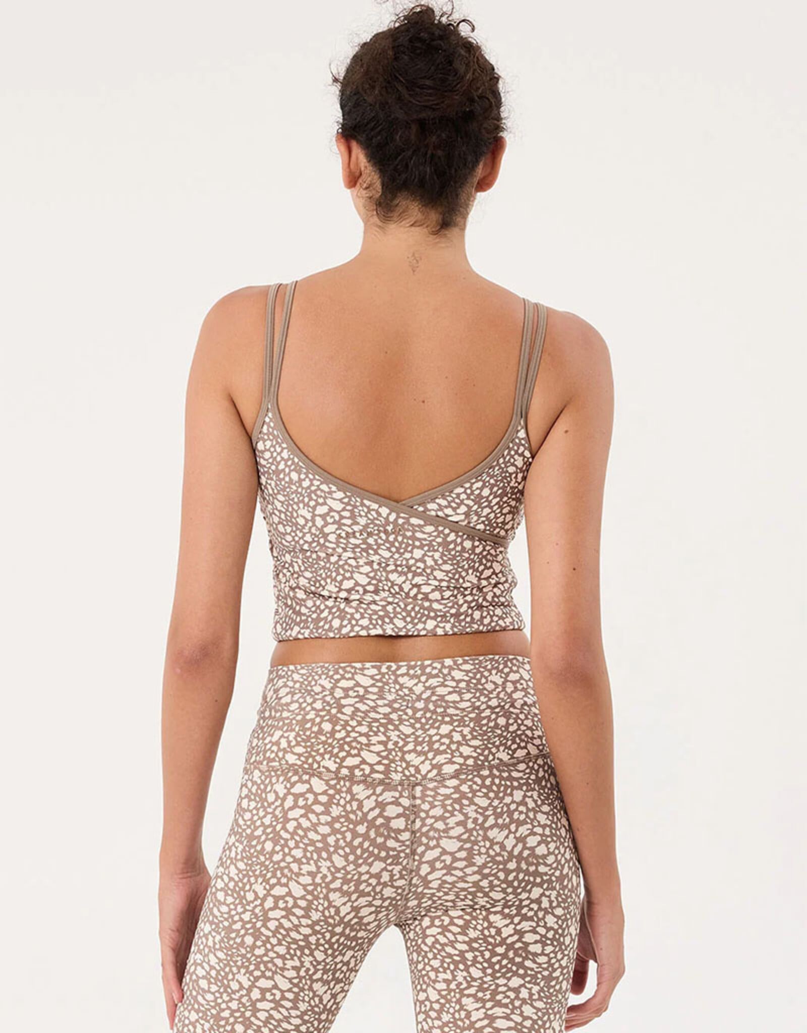 CREAM YOGA HERA DOUBLE STRAP BRA TANK