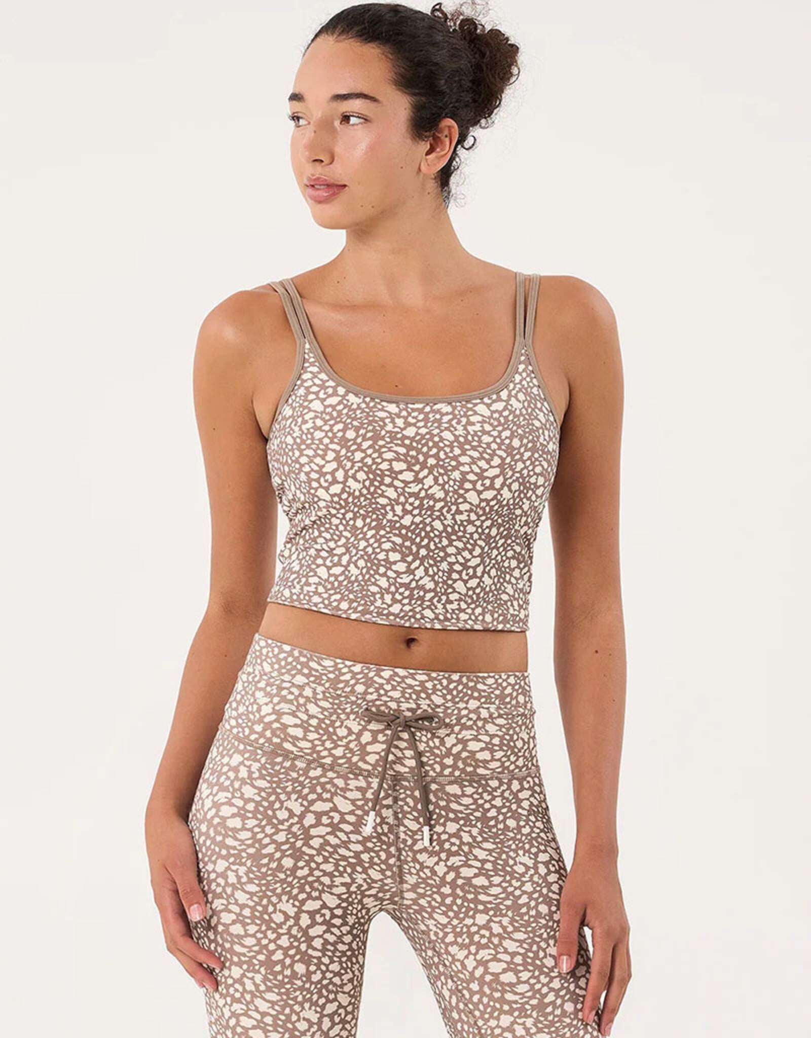 CREAM YOGA HERA DOUBLE STRAP BRA TANK