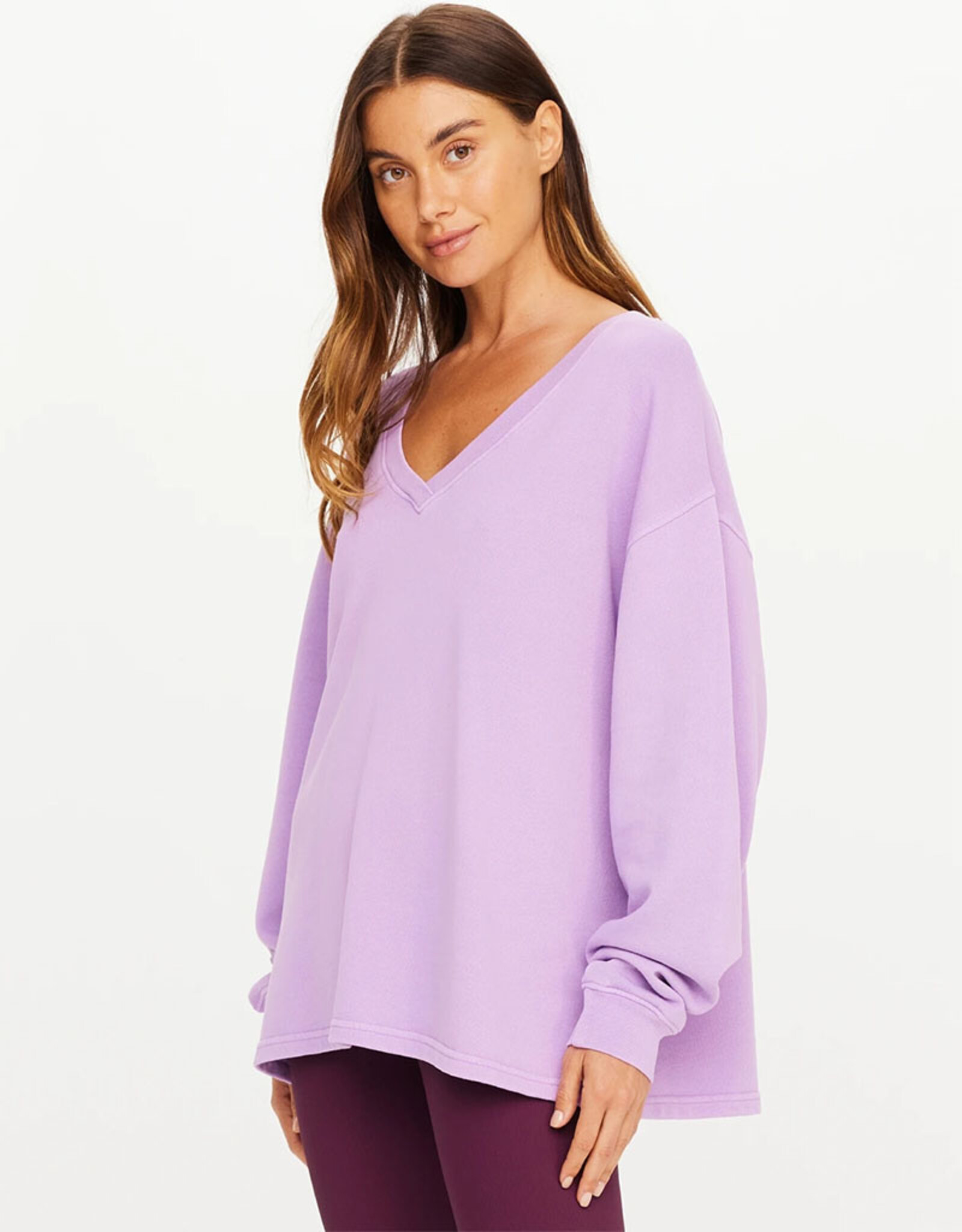 THE UPSIDE SOUL LOU V NECK SWEATER