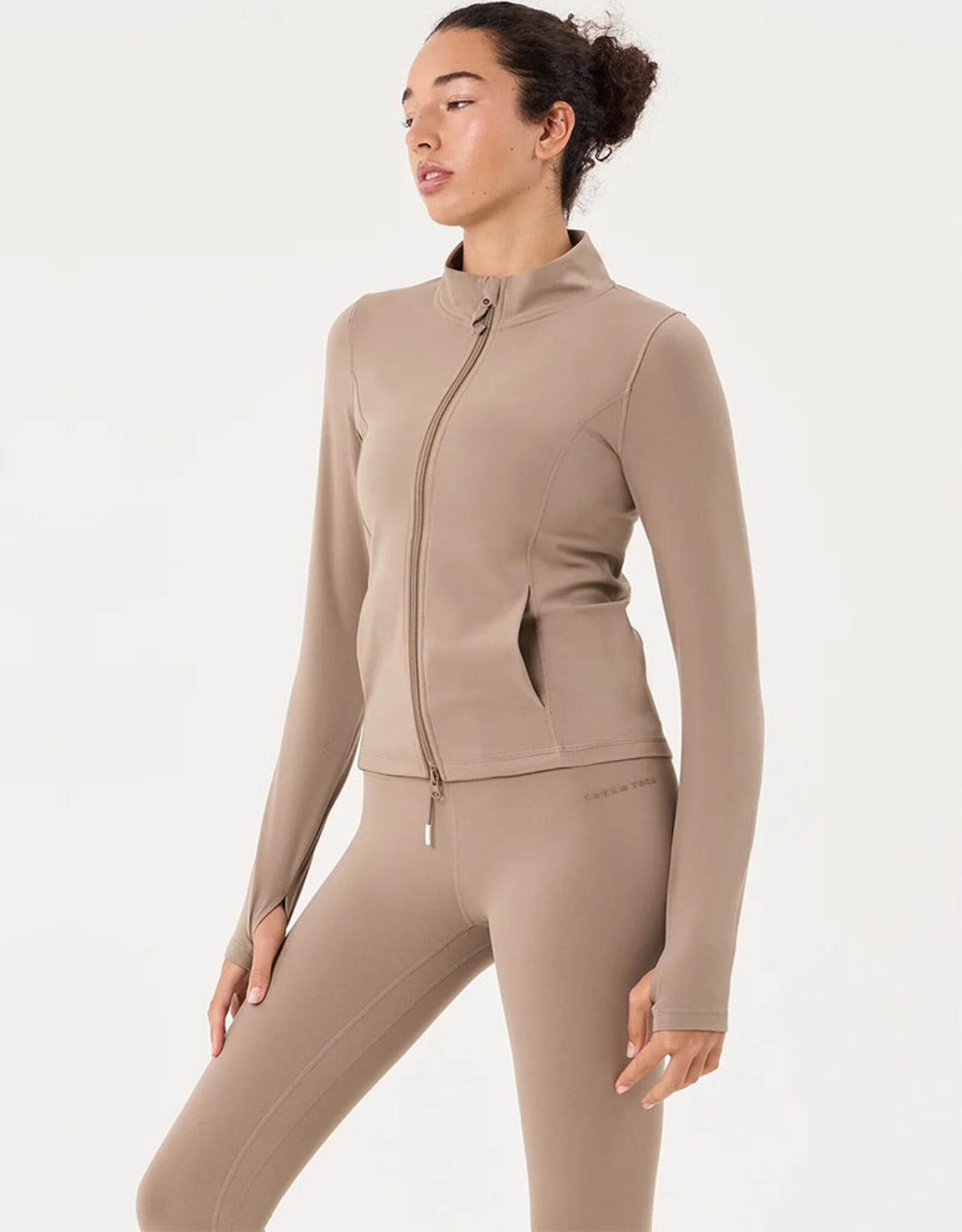 CREAM YOGA ASTRA ZIP JACKET