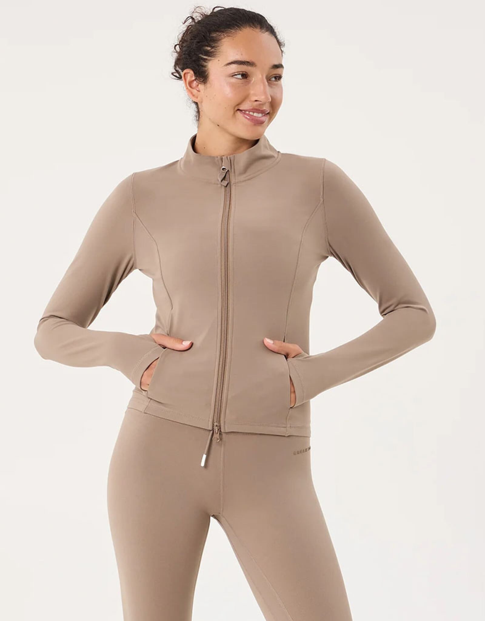 CREAM YOGA ASTRA ZIP JACKET