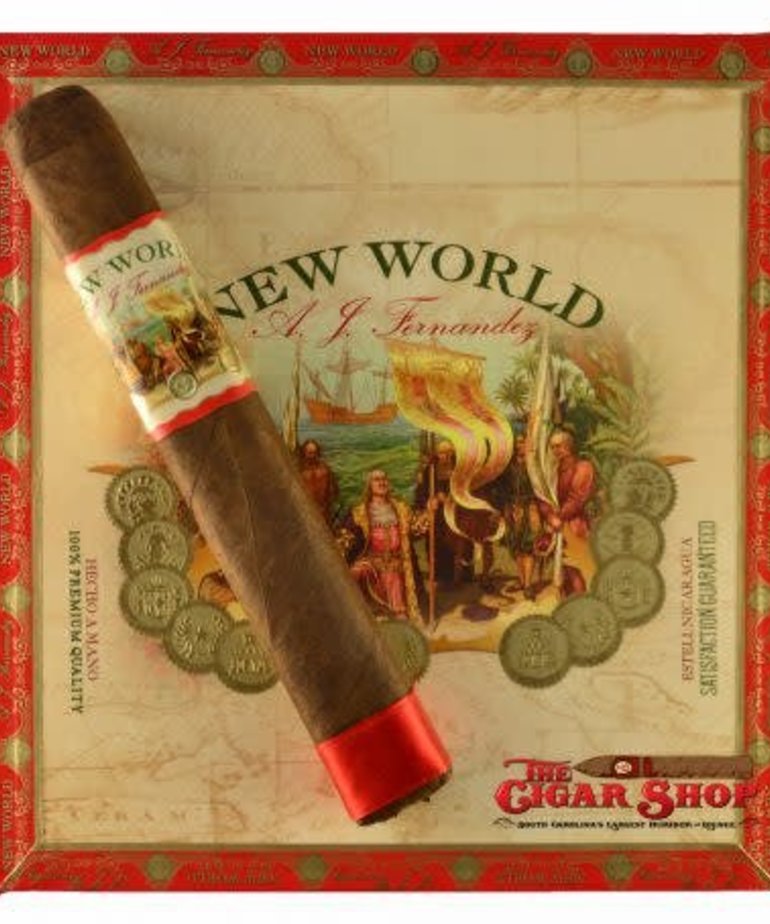 New World by AJ Fernandez Oscuro Gordo 6x58