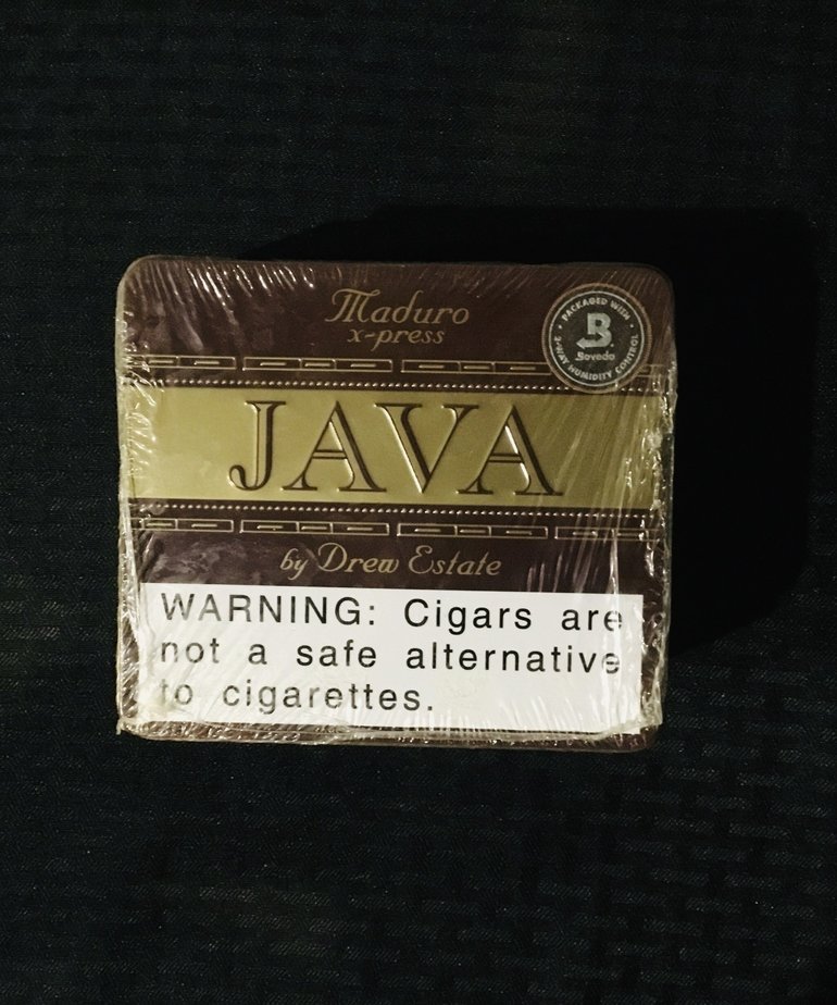 Java Maduro x-press 4x32 Tin of 10 Sleeve of 5