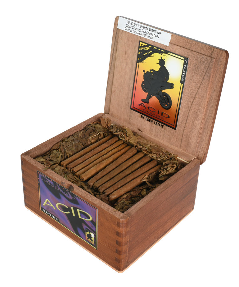Acid by Drew Estate C-Notes 3 3/4x22 Box of 20 Five Packs (100 Cigars)