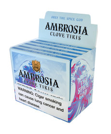 Ambrosia by Drew Estate Clove Tiki Tin of 10 Sleeve of 5