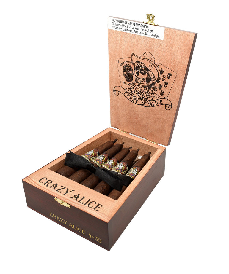 Deadwood by Drew Estate Crazy Alice 4x38-52 Box of 10