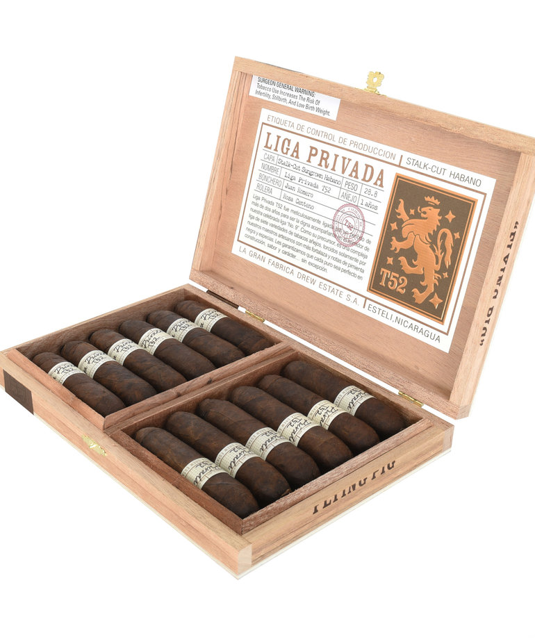 Liga Privada by Drew Estate T52 Flying Pig 3 15/16x60 Box of 12